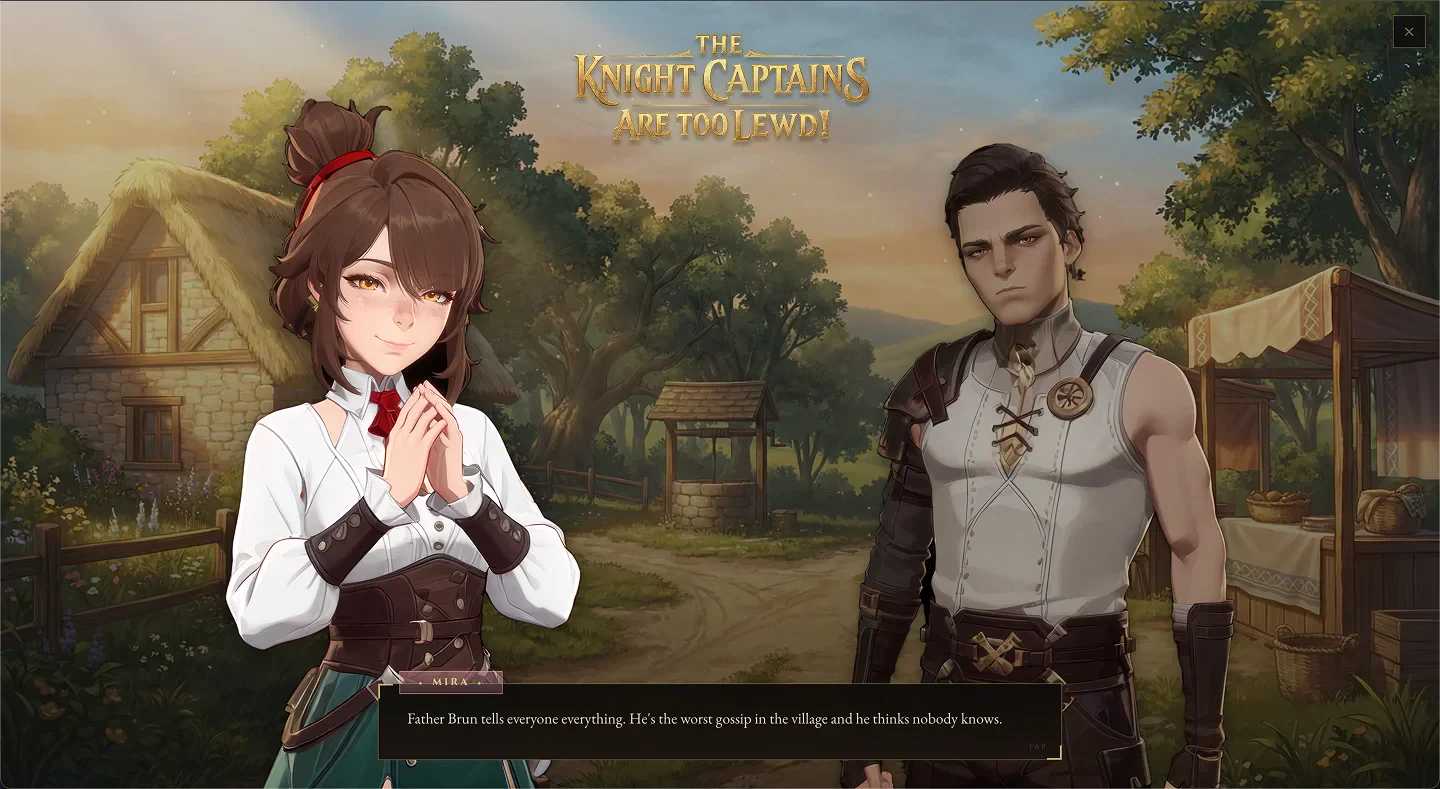 The Knight Captains Are Too Lewd! key art